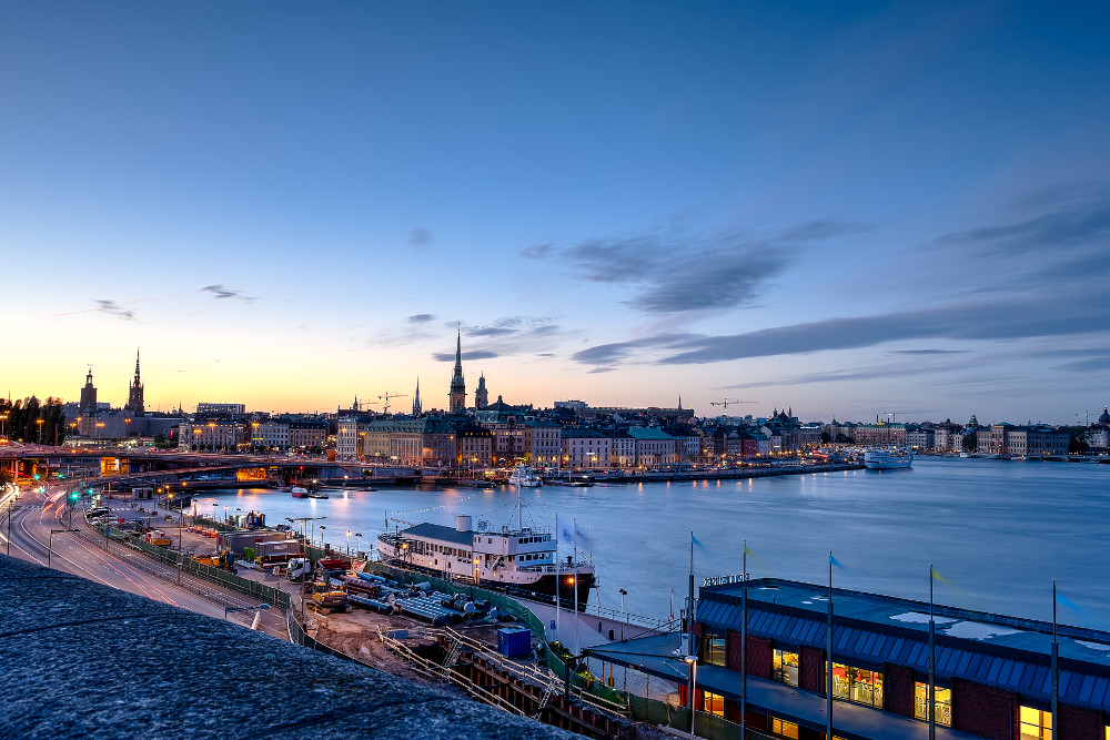 View of the Stockholm old town